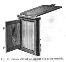 Chassis pour plaques sensibles