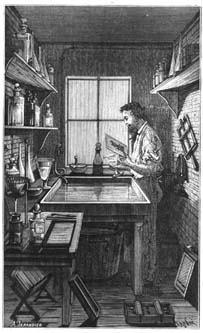 Un laboratoire au XIX eme sicle